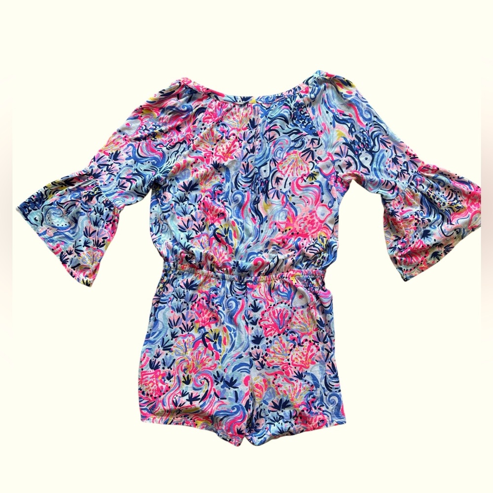 Lilly Pulitzer Del Lago Romper So Sofishisticated Medium - Picture 14 of 14